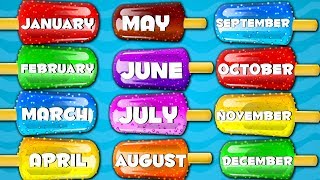 Months Of The Year Songs For Kids And children Preschool Videos For Baby [upl. by Dagmar]