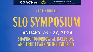 2024 SLO Symposium Welcome amp Keynote [upl. by Wawro]