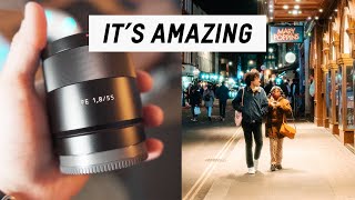 Sony 55mm 18 Lens for STREET PHOTOGRAPHY Why I Recommend It Sony A7III [upl. by Lorrac257]