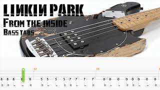 From The Inside Official Bass tabs Video  Linkin Park [upl. by Shulins67]