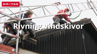 Takskolan Rivning del 4  Rivning vindskivor [upl. by Eenad]