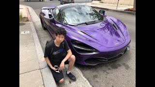 HUNTING FOR EXPENSIVE EXOTIC CARS IN LA  Bugattis and Koenigseggs [upl. by Narcho]