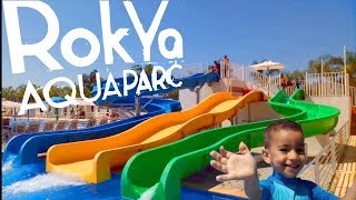 Piscine Toboggan et Parc dattraction pour enfants à salé  Rokya Aquaparc Rabat  Les boys TV  Tob [upl. by Enyalb586]