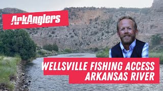 ArkAnglers Arkansas River Fishing Report from the Wellsville Fishing Access below Salida Colorado [upl. by Cirala]