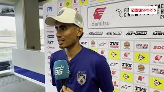 Interview Hafizh Syahrin after the end of race 1 [upl. by Fadas191]