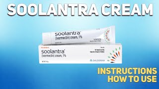 Soolantra cream ivermectin cream how to use used to treat Rosacea rosacea skin care [upl. by Ralyat256]