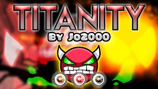 Geometry Dash 20 Demon  Titanity by Jo2000  GuitarHeroStyles [upl. by Aineval]