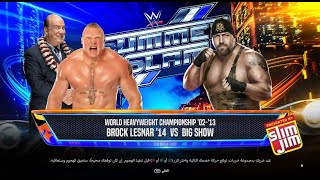 wwe2k24 gameplay  Brock Lesnar vs Big Show  Extreme Rules Match [upl. by Auvil]