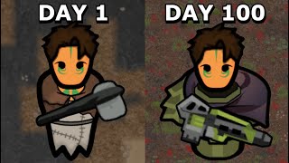 I Survived 100 Days In RimWorld Vanilla Expanded [upl. by Plank]