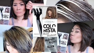 How to do Highlights at Home DIY Highlight Colorista Kit by Loreal Paris REVIEW [upl. by Adal]