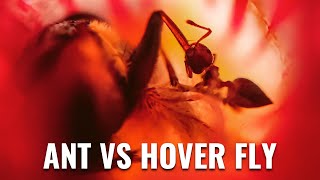 Ant Vs Hover Fly  Ants Documentary  BBC Earth  National Geographic  Arun Kumar Nalimela [upl. by Dorri]