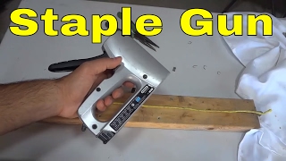 How To Use A Staple GunFULL Tutorial [upl. by Anderer]