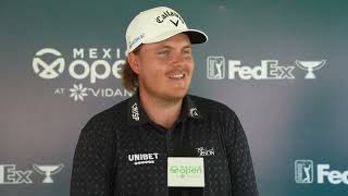 Sami Valamaki Friday Flash Interview 2024 Mexico Open at Vidanta [upl. by Sanoj483]