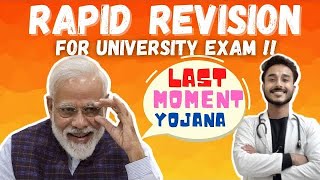 Rapid Revision For University Exams  How to revise for university exams MBBS 1st year exam [upl. by Carlynne]