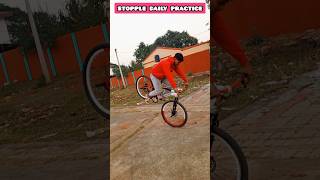 stopple daily practice 💪 stunt shorts short mtb ytshorts shortsfeed shortsvideo trending [upl. by Aititil12]