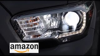 Tacoma Amazon Beamtech H11 LED Headlight Upgrade [upl. by Assilam]