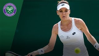 Agnieszka Radwanska v Christina McHale highlights  Wimbledon 2017 second round [upl. by Lledualc]