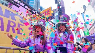 NYC Times Square New Years Eve Preparation 2024  Times Square Ball Drop 2024 4K Confetti Test [upl. by Koenraad]