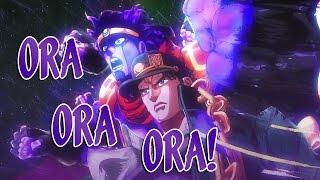 Jojos Bizarre Adventure Ora Ora Ora Compilation [upl. by Artus]