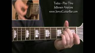 Jefferson Airplane Today  Acoustic Guitar Play Thru [upl. by Dahraf]