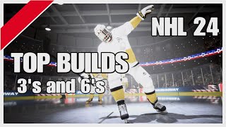 NHL 24 TOP EASHL BUILDS [upl. by Gnurt]