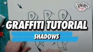 How to do Graffiti Shadows  Drop down and 3D shadows tutorial [upl. by Lupee]