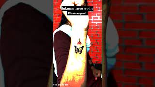 Butterfly tattoo  best tattoo studio dharmapuri [upl. by Ahseya292]