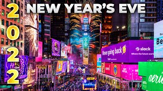 Full Times Square New Years Eve 2022 Ball Drop amp Countdown [upl. by Nioe]