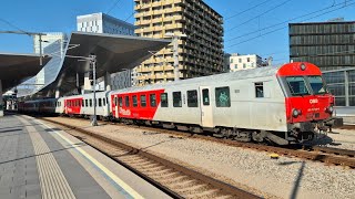 ÖBB Rh 1144 mit CityShuttle abfahrt in Wien Hbf [upl. by Aletha628]