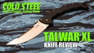 Cold Steel Talwar XL Folder Review  OsoGrandeKnives [upl. by Herzberg]