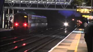 70013 Oliver Cromwell At Speed Through West Byfleet The Dorset Coast Express 20814 [upl. by Aynotel]