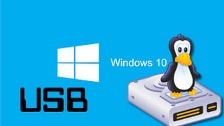 Windows 10 USB Booteable desde Linux [upl. by Yci]