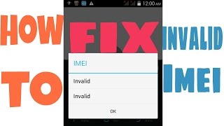 How to repair Invalid imei in MTK Android deviceswithout PC [upl. by Martelli725]