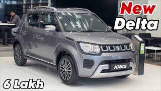 NEW IGNIS DELTA Updated Model 2025  New Maruti Suzuki IGNIS 2025 Delta GREY Colour Review [upl. by Yror532]