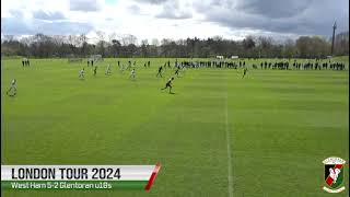 Glentoran Academy  u16u18 London Tour  Goals vs West Ham [upl. by Flieger]