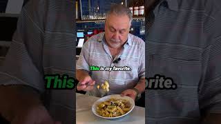 Ermanno Tastes Rigatoni GORGONZOLA 🍝 [upl. by Hussein]