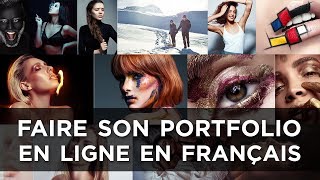 FAIRE son PORTFOLIO en LIGNE 4 PLATEFORMES en FRANCAIS [upl. by Aicelef]