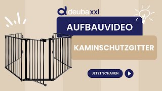 Aufbauvideo  Kaminschutzgitter  Kinderschutzgitter [upl. by Ahsikym]