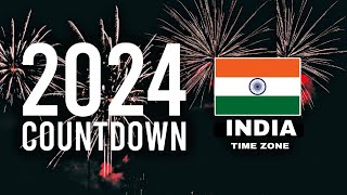 India 2024 New year Countdown Live IST Time Zone  Ind  2024 Countdown live [upl. by Ardnaid]