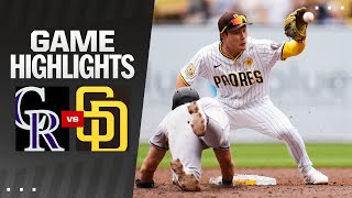 Rockies vs Padres Game Highlights 51524  MLB Highlights [upl. by Nylesor719]