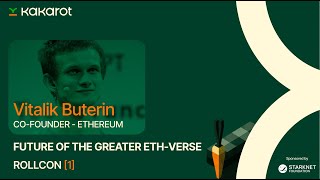 Vitalik Buterin at Rollcon1  quotWhat an ideal future may look likequot [upl. by Matronna]