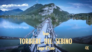 Torbiere del Sebino Lago dIseo TOURPERCORSI 4K VIDEO 2021 [upl. by Bellina]