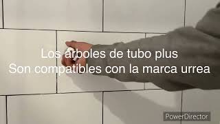 Cómo colocar un juego de manerales y chapetones tuboplus para regadera primera instalación [upl. by Macdermot]