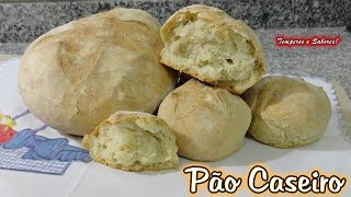 PÃO CASEIRO fácil de fazer com poucos ingredientes [upl. by Sirtimid]