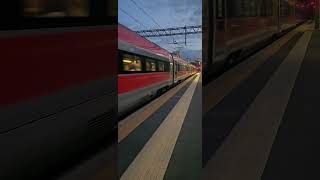 Frecciarossa 1000 in transito nella Stazione di CivitacastellanaMagliano trainspotting train [upl. by Annawat]