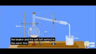 Distillation salt water [upl. by Klockau]