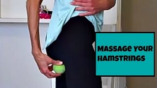 Fix Tight Hamstrings with this Massage Technique  Heal Tight  Tense  Muscles [upl. by Lawtun]