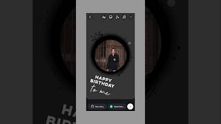 😊❤️New Instagram Story Idea For Birthday  Instagram Story Idea instagram cool story shorts [upl. by Nadean984]