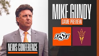 Mike Gundy News Conference 9423 [upl. by Neelyam]