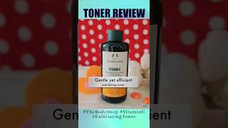 The Body Shop Exfoliating Toner 😍 shorts skincarereview toner [upl. by Ailatan]